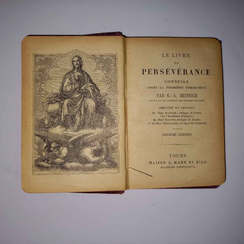 Le livre de la pers�v�rance, conseil apr�s la premi�re commu 14 Saumur (49)