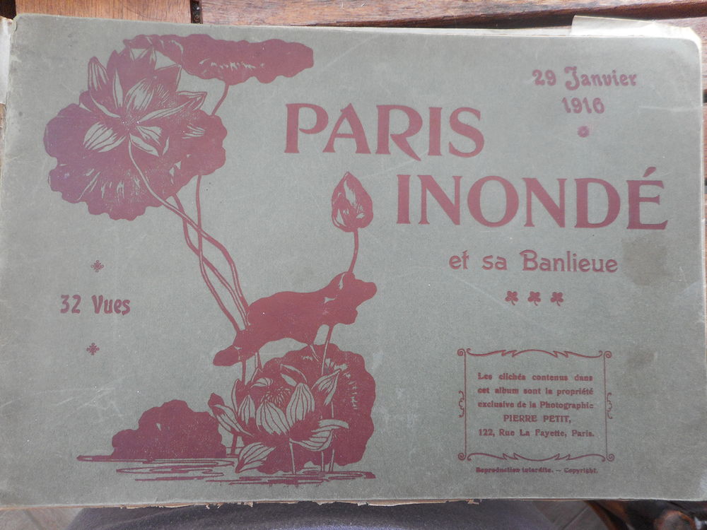 Livre photos  Paris inond�  janvier 1910 20 Nieuil-l'Espoir (86)