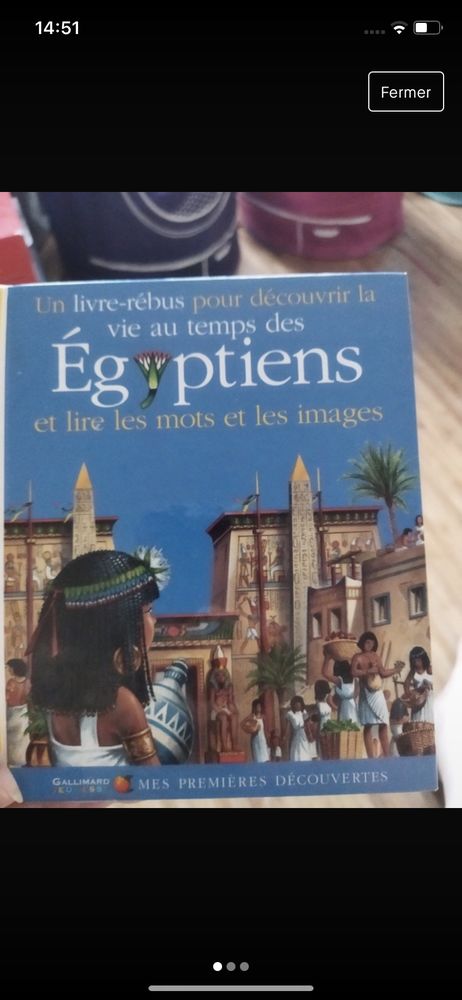 livre r�bus ��la vie au temps des �gyptiens�� 3 Garges-l�s-Gonesse (95)