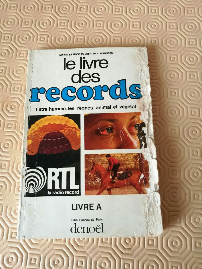 LE LIVRE DES RECORDS LIVRE A 2 Villiers (86)
