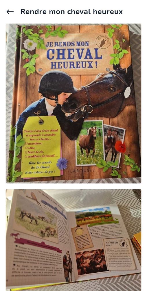 livre  rendre son cheval heureux    6 Ville-la-Grand (74)