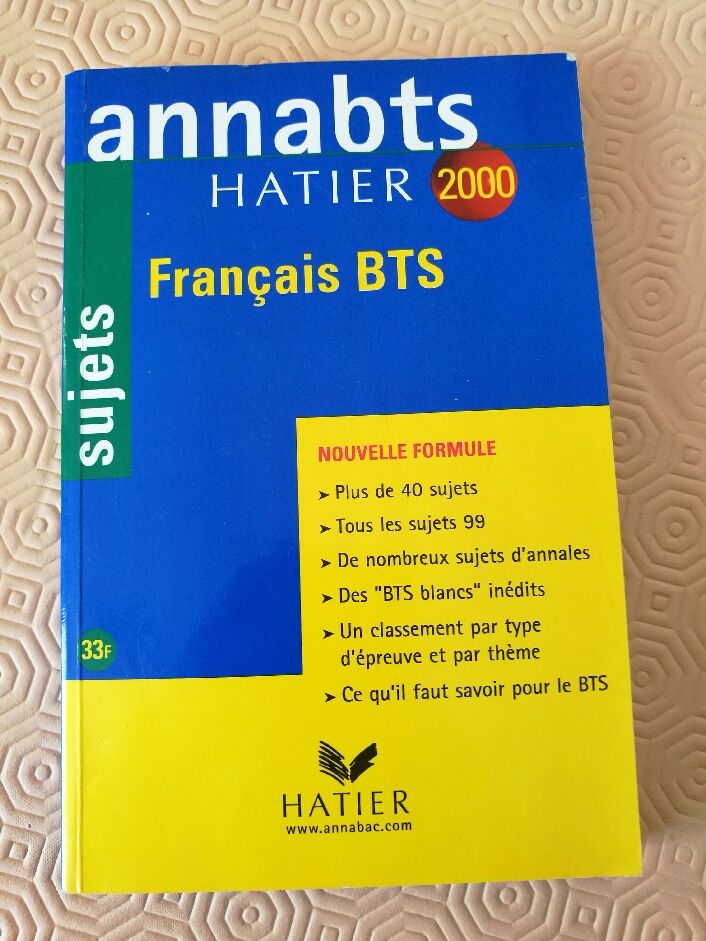 livre scolaire  Anabts  �ditions Hatier ann�e 2000 2 Villiers (86)