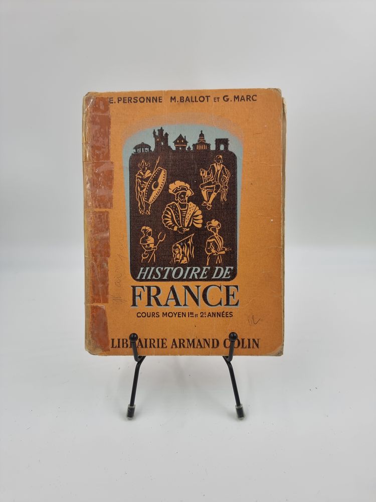 Livre scolaire Histoire de France : Cours Moyen 1re et 2e 1 Vulbens (74)