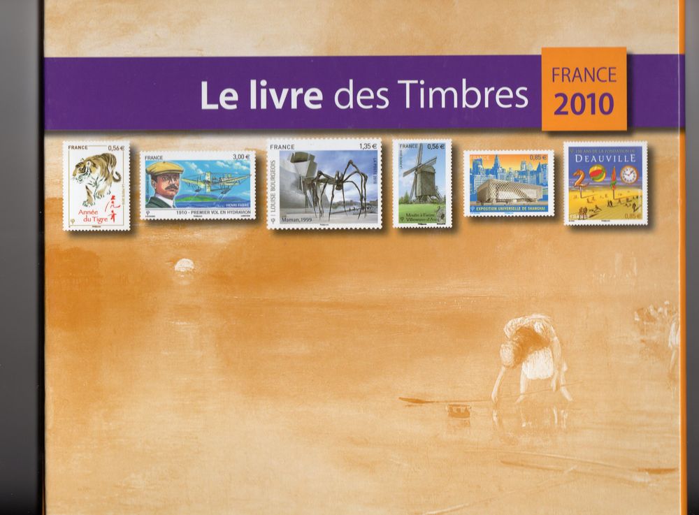 LIVRE DES TIMBRES POSTE  DE FRANCE
Livr� sans les timbres 15 Cazavet (09)