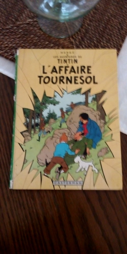 Livre tintin L'Affaire Tournesol 1966 20 Golbey (88)