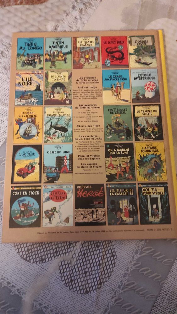 livre Tintin 30 Luzancy (77)