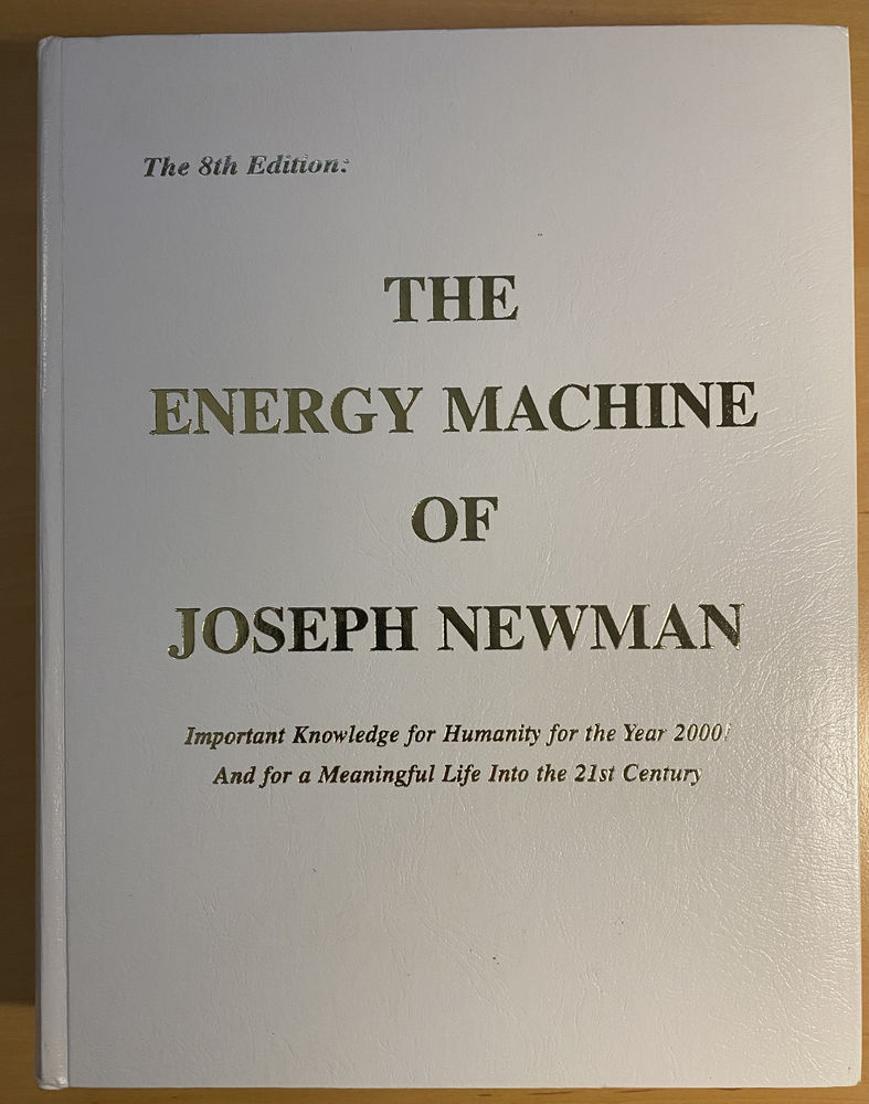 livre tr�s rare:  The Energy Machine Of Joseph Newman  500 Brive-la-Gaillarde (19)
