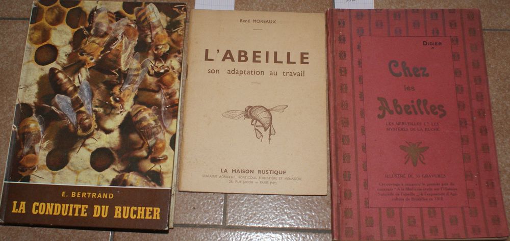 3 livres abeille apiculture 60 Montcy-Notre-Dame (08)