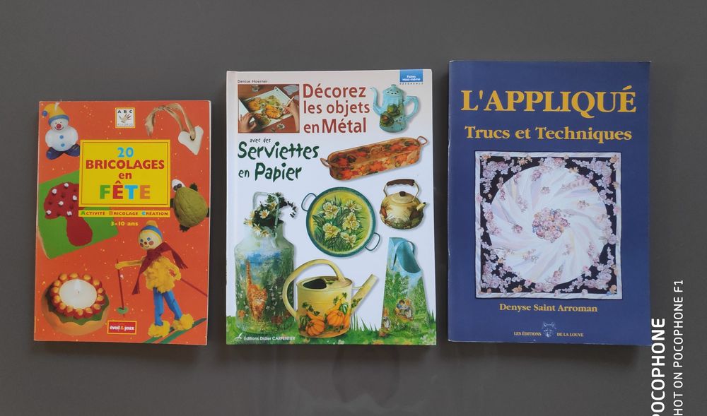 3 livres activit�s manuelles 10 Grand-Champ (56)