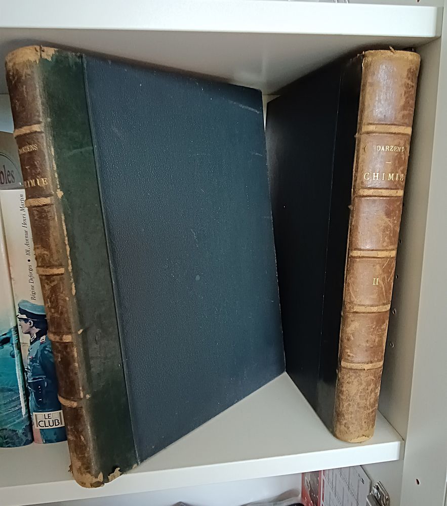 Livres anciens ��cole Polytechnique 2 tomes CHIMIE 1922-1923 25 Montpellier (34)