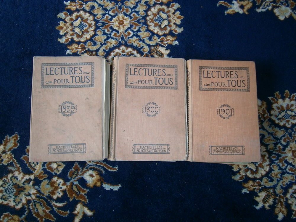 3 livres anciens collections hachette et cie 0 Courtenay (45)