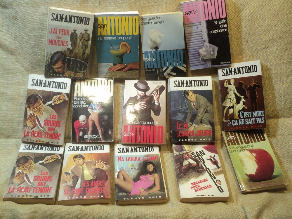 Lot de 14 Livres San Antonio Ann�es 70/80 25 Loches (37)