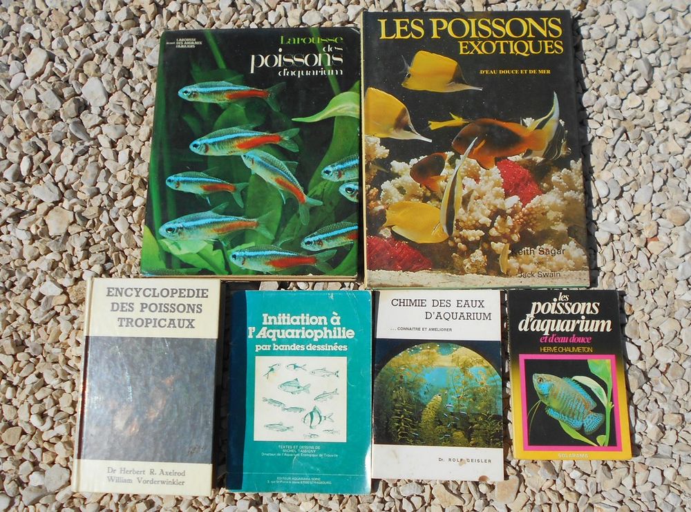 Livres d'aquariophilie (lot de 6 livres) 4 Caromb (84)