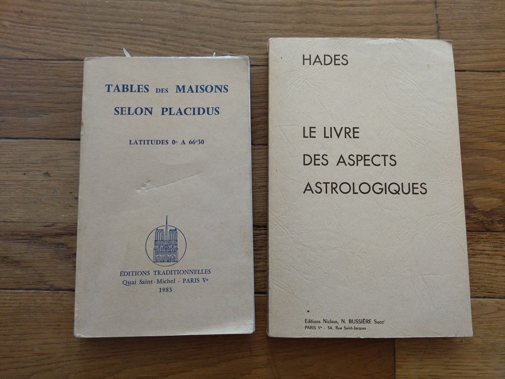 Lot 2 livres sur l'Astrologie 40 Châteauroux (36)