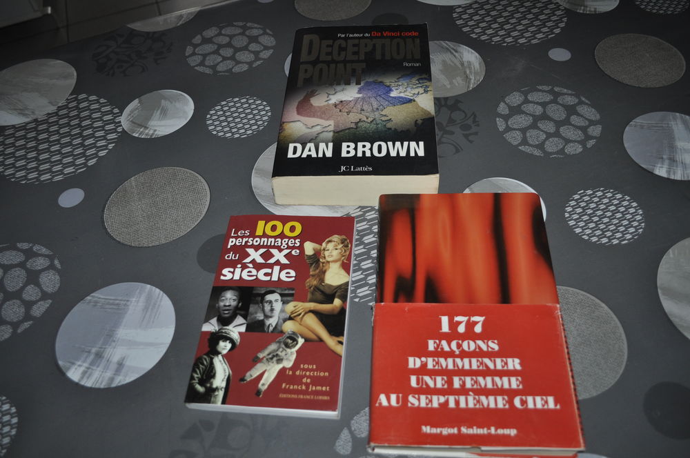 Lot de livres avec entre autre  Dan Brown  5 Perreuil (71)