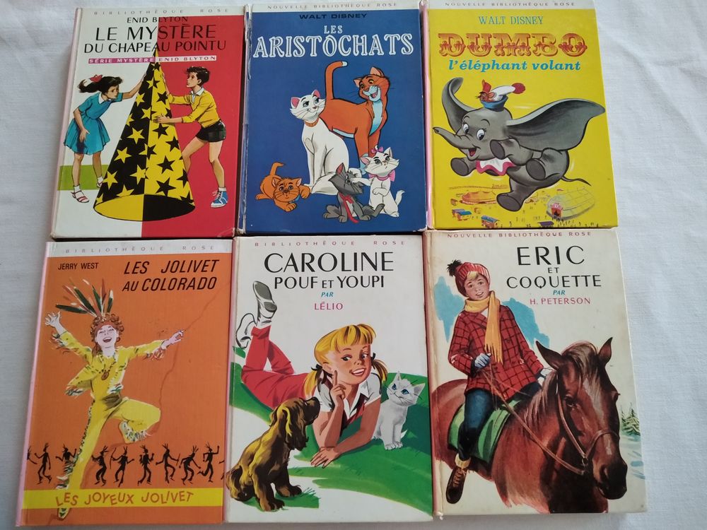 Lot de 6 livres biblioth�que rose ann�es 60-70 10 Nevers (58)