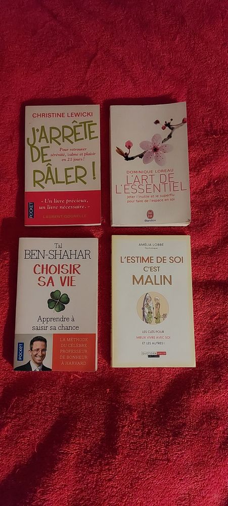 Livres bien �tre / psychologie 12 Paris 12 (75)