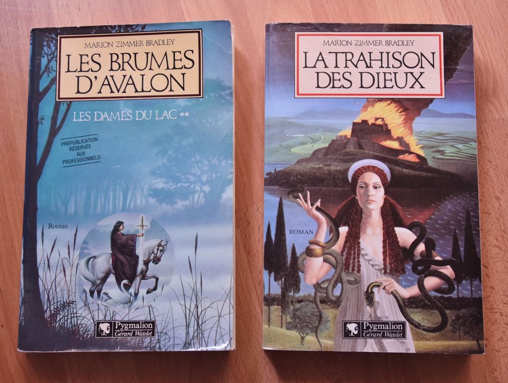 Lot de 2 livres:Les brumes d'Avalon et La trahison des dieux 6 Gujan-Mestras (33)