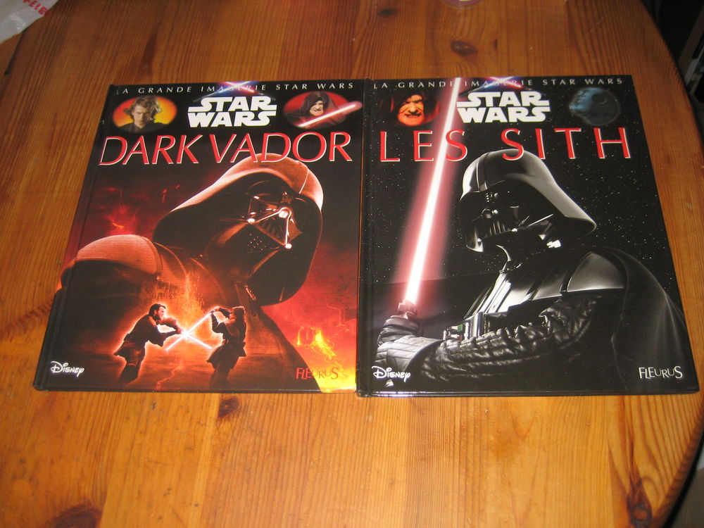lot 2 livres cartonn� STAR WARS DARK VADOR + LES SITH disney/fleurus 8 C�zy (89)