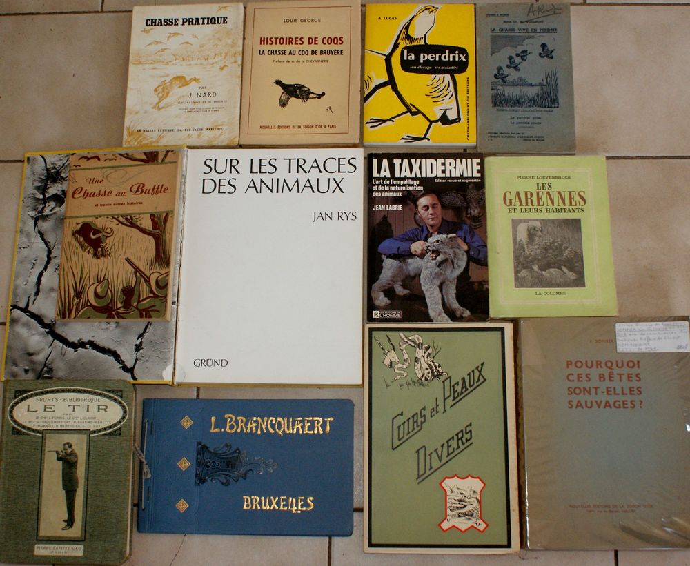 12 livres chasse armes taxidermie 99 Montcy-Notre-Dame (08)