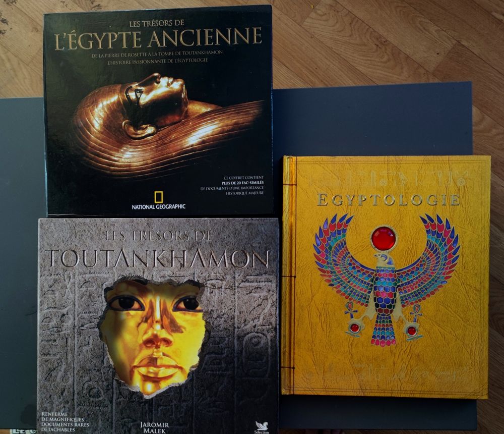 3 livres coffret �gypte les tr�sors de l'�gypte / Toutankhamon / �gyptologie 30 Reims (51)
