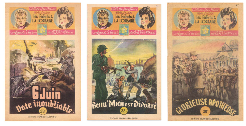 Livres de la Collection Jeune France - Illustrations de Bran 3 Lavelanet (09)