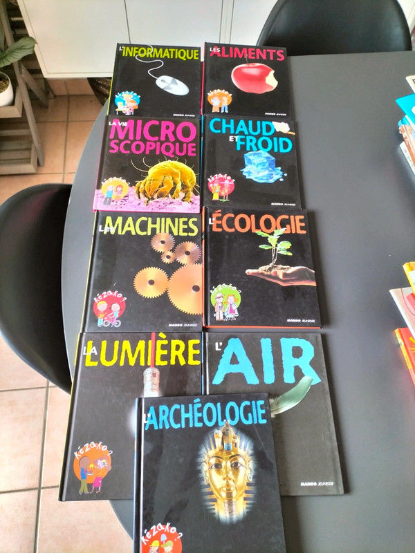 Lot de 9 livres collection Kezako 35 Peipin (04)