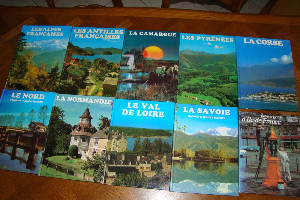 Lot de 10 livres de collection R�gions de France 40 Gargenville (78)