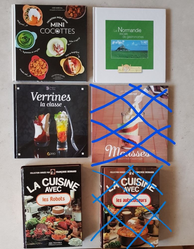 4 LIVRES de cuisine 2 Cannes (06)