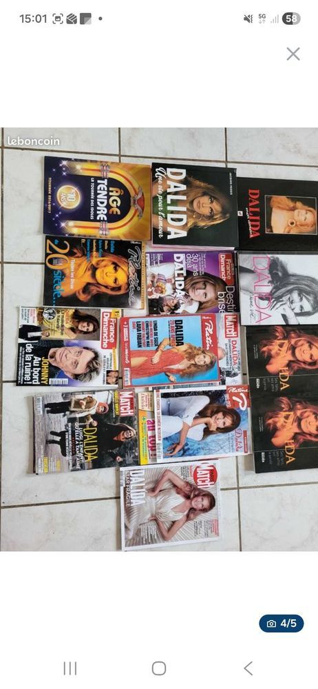 Livres DALIDA 50 Pouilly-en-Auxois (21)