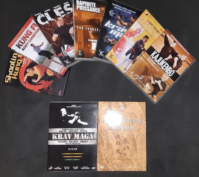livres + dvds , arts-martiaux 40 Villenave-d'Ornon (33)