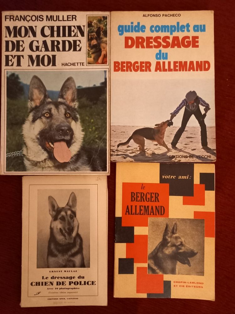 Lot 4 livres �ducation canine - chien Berger Allemand 10 Colmar (68)