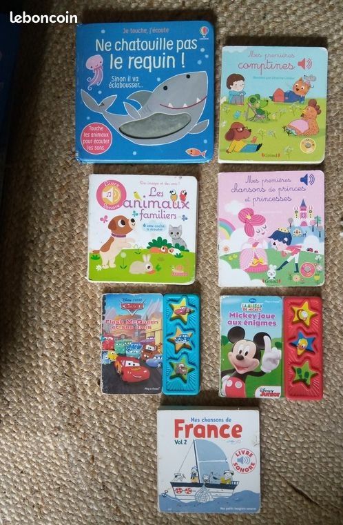 lot 7 livres enfant musicaux 15 Beauchamp (95)