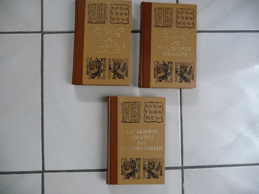 3 livres énigmes civilisations disparues & trésors perdus 12 Montigny-le-Bretonneux (78)