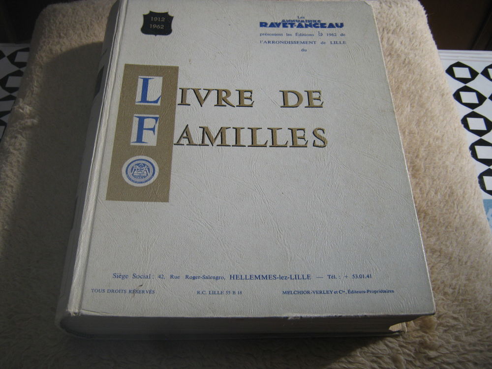 livres des familles
genealogies  nord  pas de calais 50 Lomme (59)
