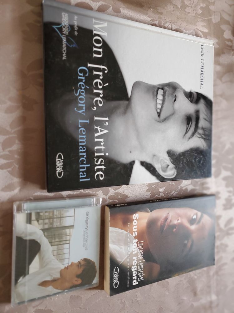 Cd + 2 livres sur Gregory Lemarchal 25 Coubert (77)