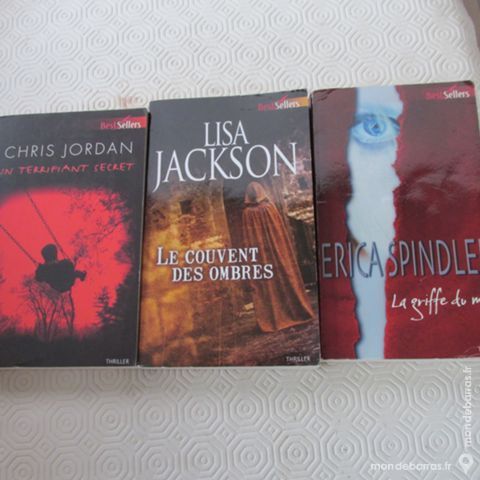 3 livres HARLEQUIN   BEST SELLERS  genre THRILLER 1 Saint-Genis-Laval (69)