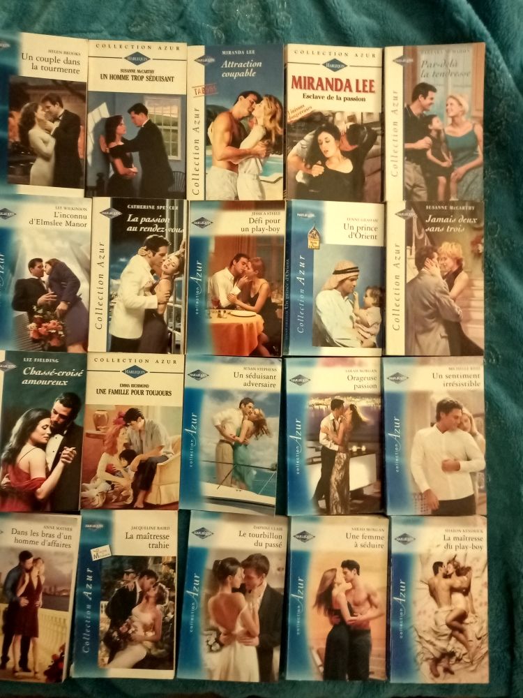 livres Harlequin x20 collection azur 20 Le Havre (76)