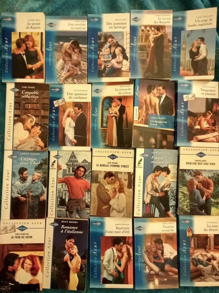 livres Harlequin x20 collection azur 10 Le Havre (76)