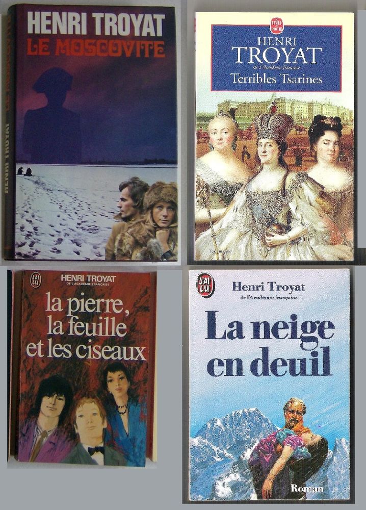Livres d'Henri Troyat � partir de 1 euro 1 Balma (31)