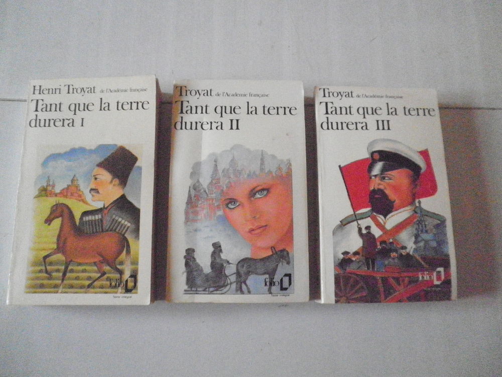 LOT DE SIX LIVRES DE HENRI TROYAT 5 Chanteloup-en-Brie (77)