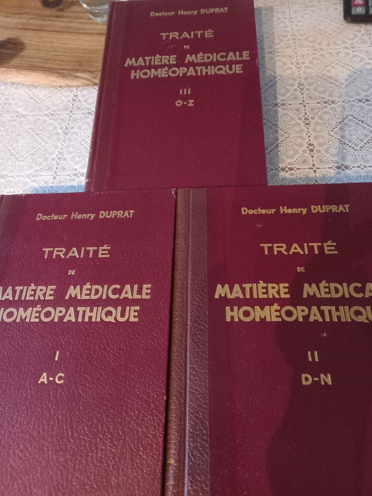 Livres d'hom�opathie Dr DUPRAT 190 Saint-Georges-d'Orques (34)