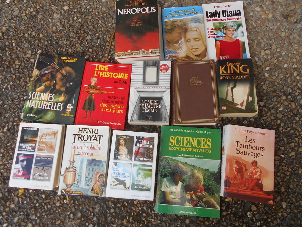 Livres hubert monteilhet, michel peyramaure etc... 2 Saintes (17)