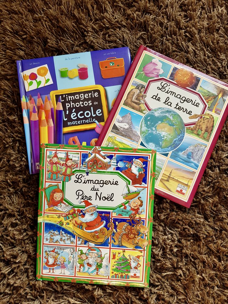 3 livres : L'Imagerie P�re No�l- La Terre- Photos de l'Ecole 10 Paris 19 (75)