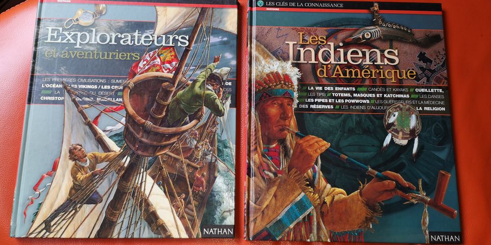 Livres Les Indiens d'Am�rique et Explorateurs aventuriers - 10 Izon (33)