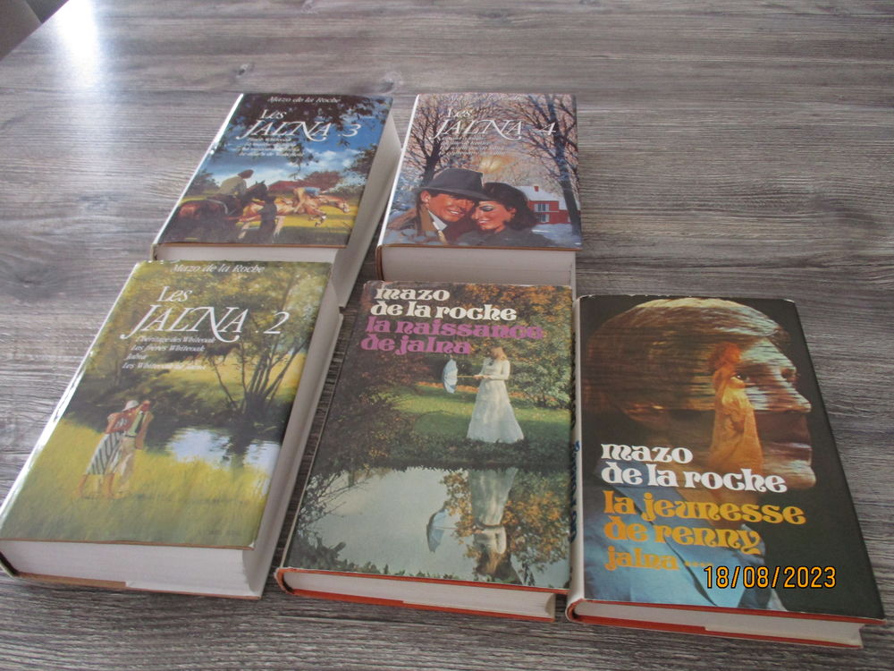 Lot de 5 livres  - LES JALNA de Mazo de la Roche 10 Fl�ac (16)
