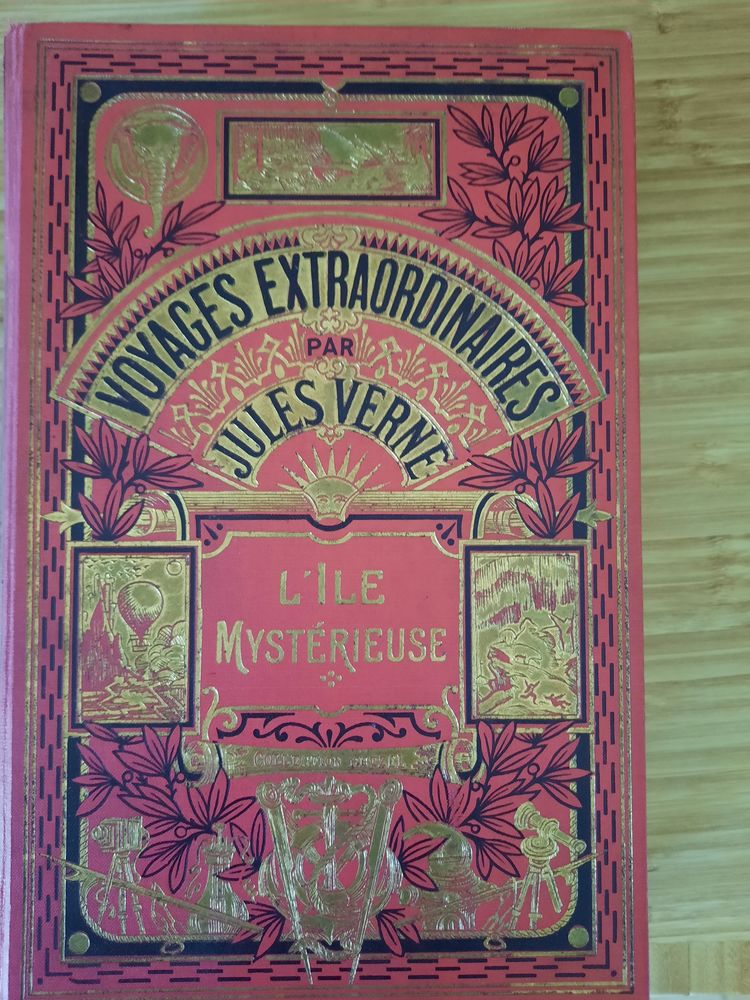 3 Livres Jules Verne XIX et début XX siècle 45 Fussy (18)