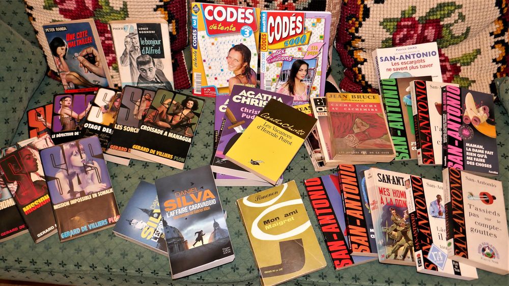 Lot de 28 livres et 2 livrets de jeux cod�s. 30 Budeli�re (23)
