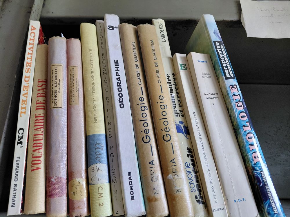 Livres livrets manuels scolaires anciens 3 Herblay (95)