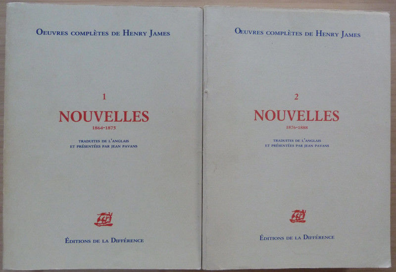 Lot 2 livres   Oeuvres Compl�tes de Henry James  50 Metz (57)